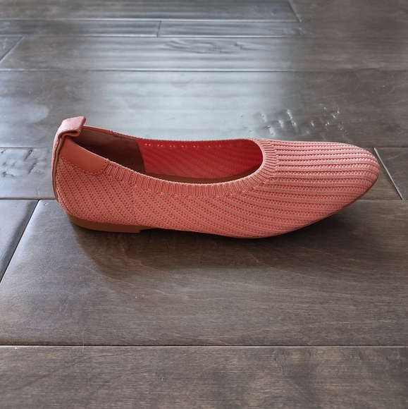 Everlane Day Glove ReKnit Ballet Flat Coral Pink - Picture 12 of 15